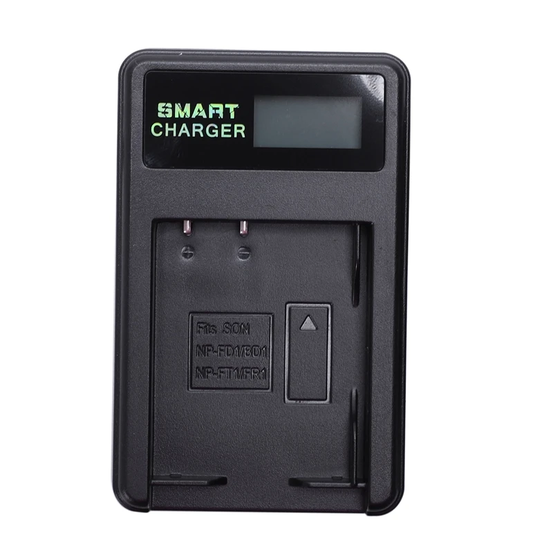 Умная аккумуляторная батарея зарядное устройство ЖК дисплей с одним слотом W Usb