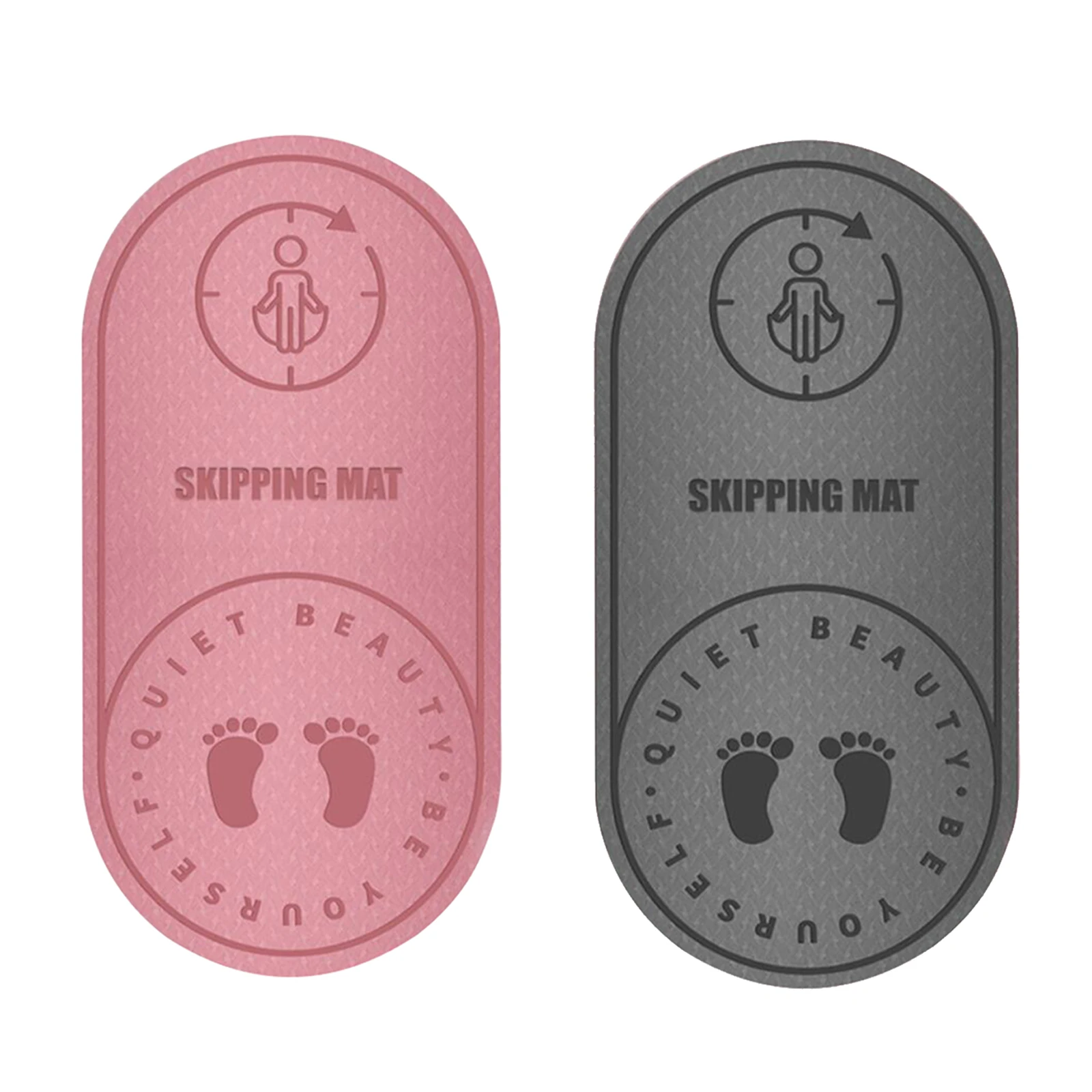 

Non-Slip Exercise Skipping Mat Indoor Home Cushion Rope Yoga Mat Buffer Pad