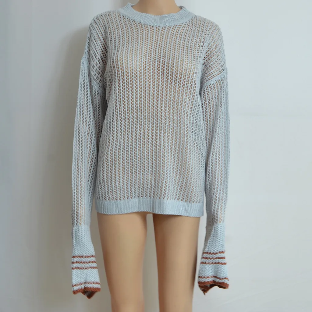 SAGACE сексуальные очаровательные женские тонкие свитера Осенний Повседневный