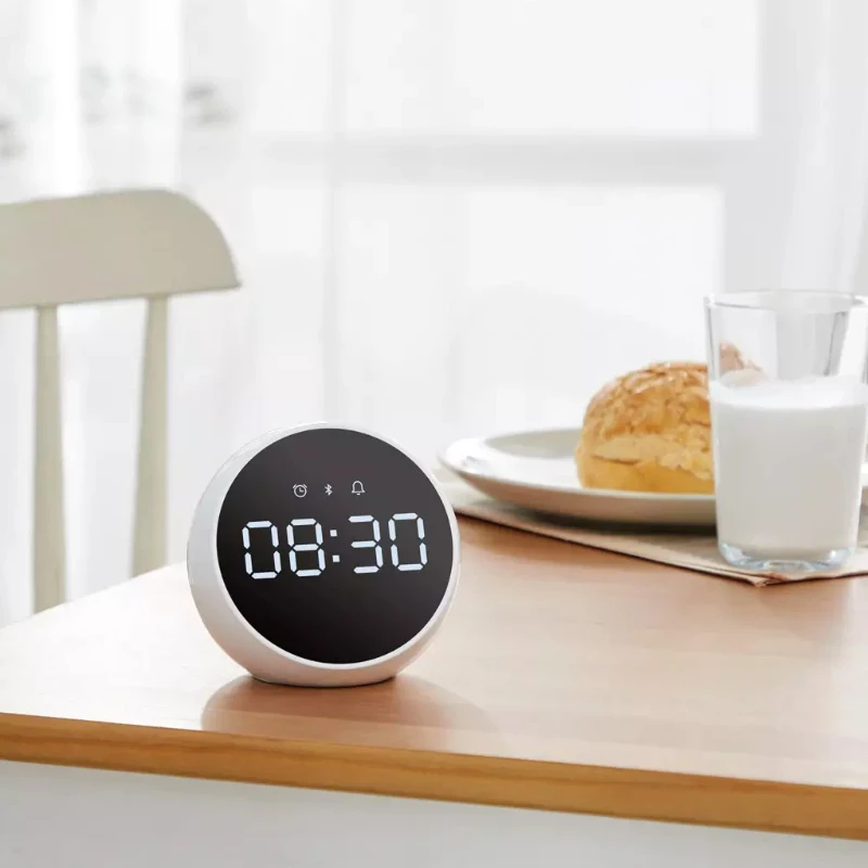 

ZMI Alarm Speaker Bluetooth 5.0 Voice Control Digital Stereo Music Surround With Mic Portable Indoor Speaker Alarm Clock