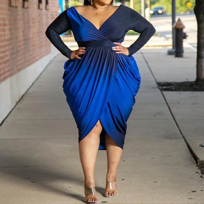 Женское облегающее платье голубого цвета модные элегантные вечерние платья с