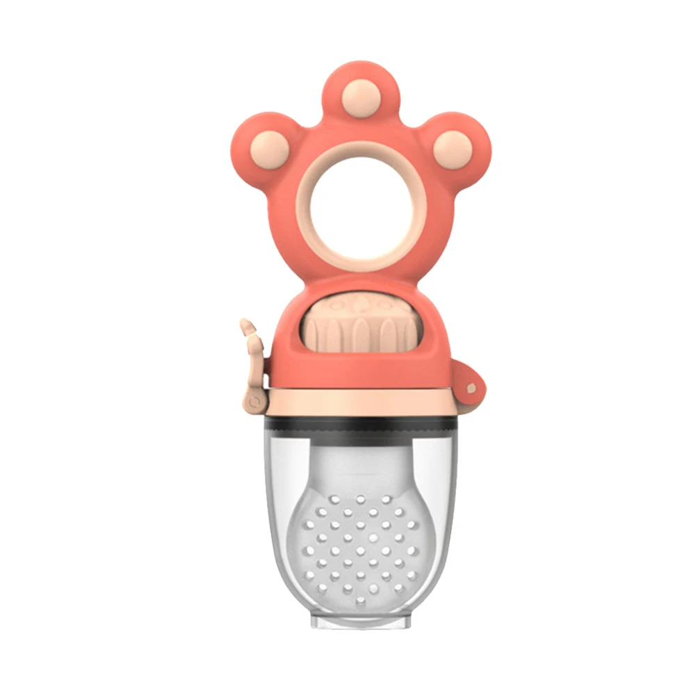 

Bite Bag Infant Home Safe Portable Rotary Seal Easy Clean Teething Toy Soft Silicone Baby Fruit Feeder Pacifier Non Slip