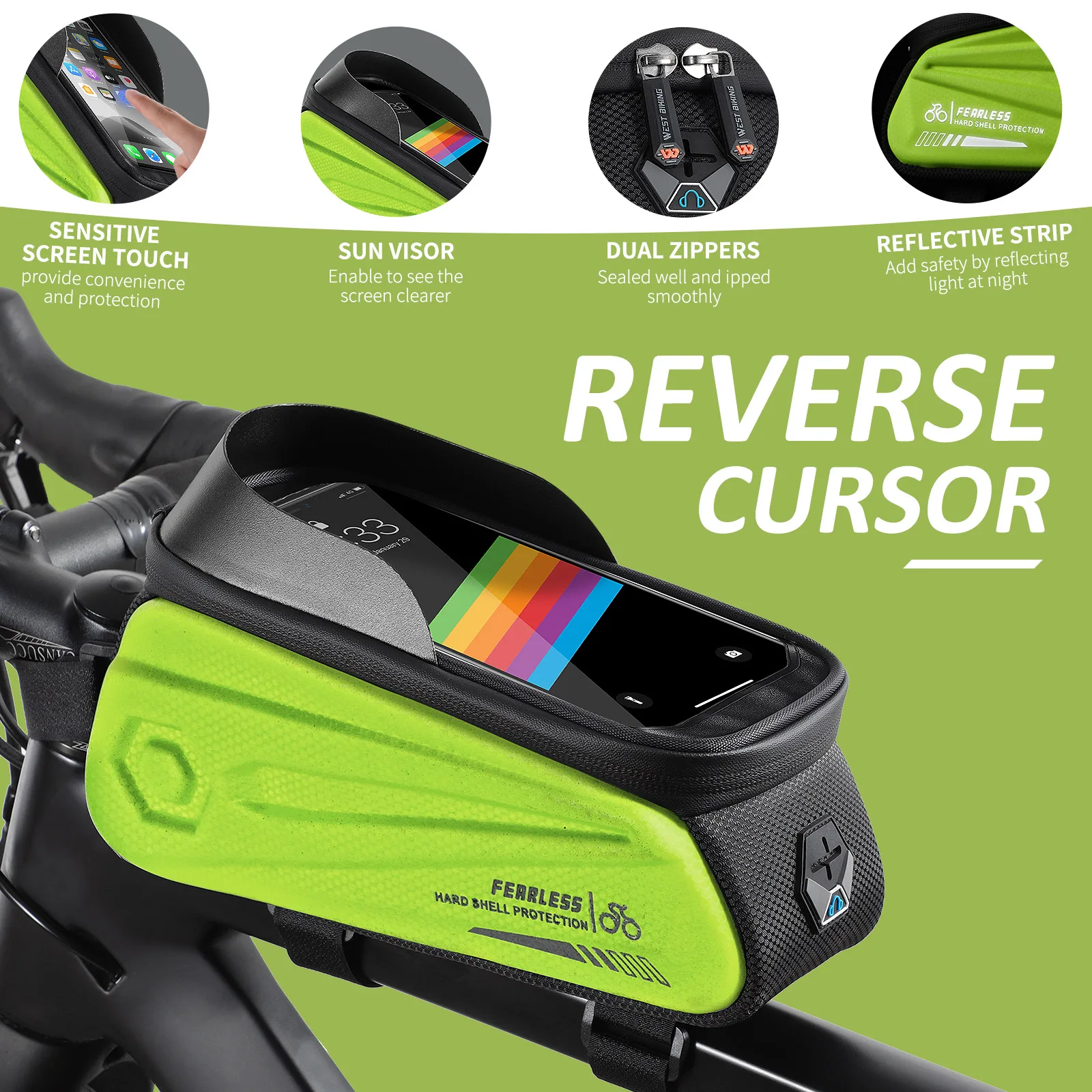 west biking bicycle bag waterproof sensitive touch screen cycling phone bag mtb road bike bag front frame for 6 0 7 0 inch free global shipping