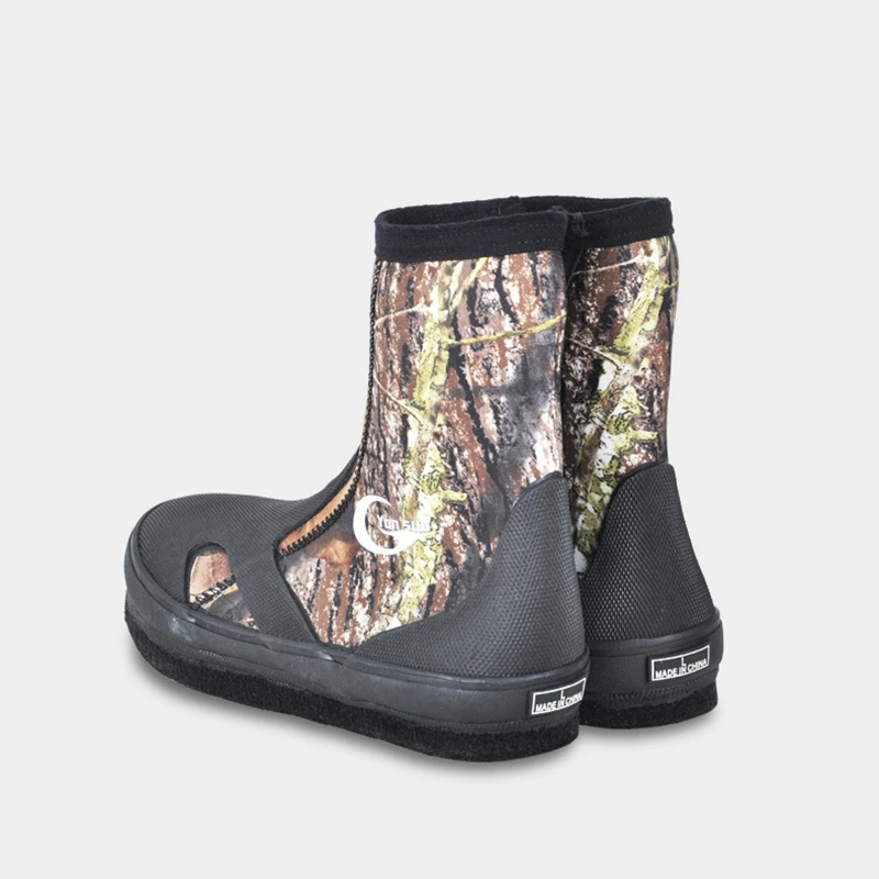 Неопреновые Нескользящие рыболовные ботинки 5 мм камуфляжные быстросохнущие