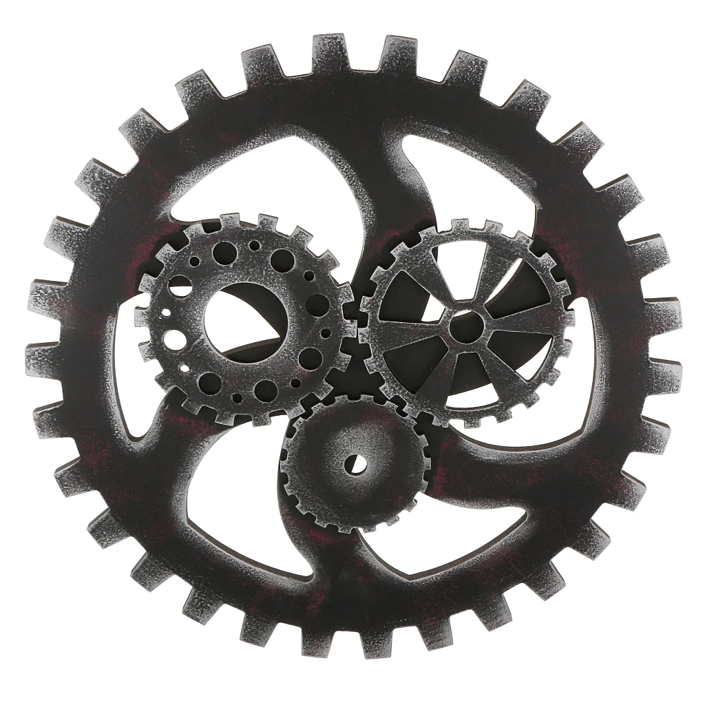 Винтажные деревянные украшения В индустриальном стиле 40 см|Статуэтки и