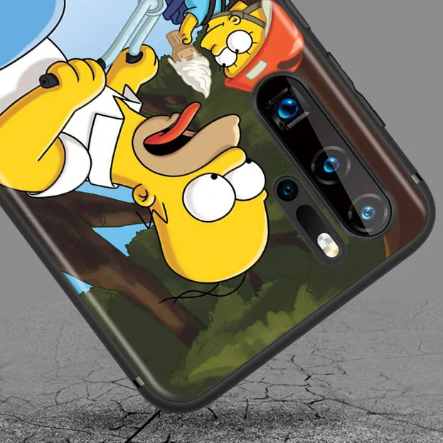 

Funny Komik Homer J.Simpson For Huawei P40 P30 P20 P10 P9 P8 Lite E 5G 2017 2019 Pro Plus Phone Case
