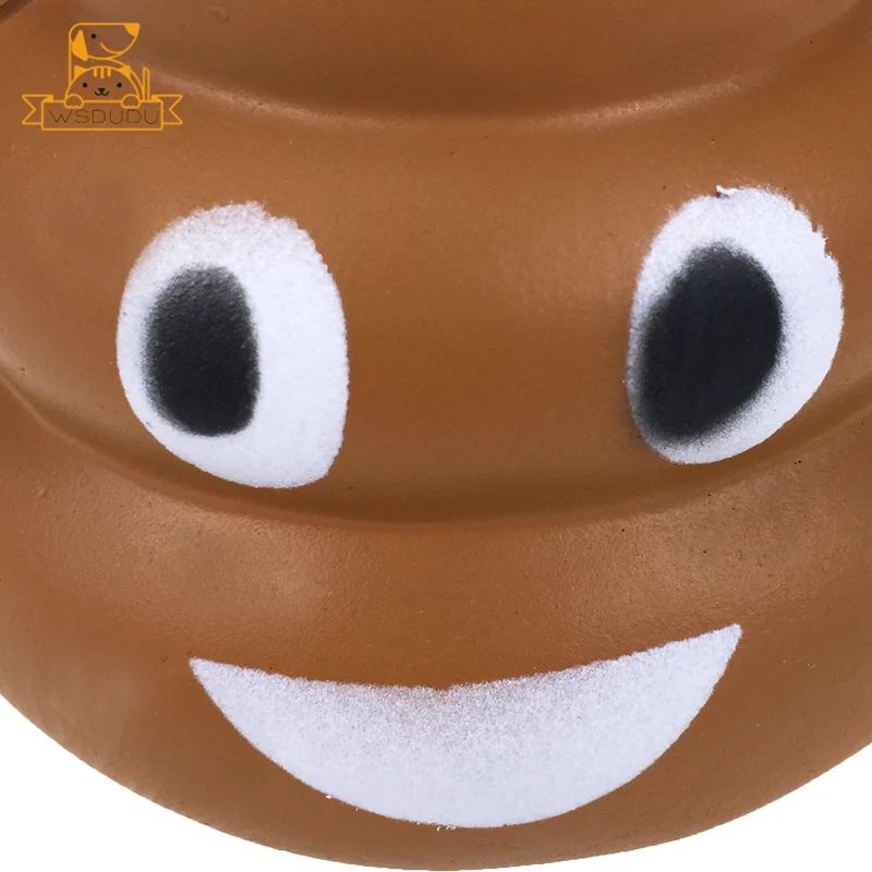 Smile Poop мультфильм мягкие игрушки забавная наклейка для лица и милые сжимаемые