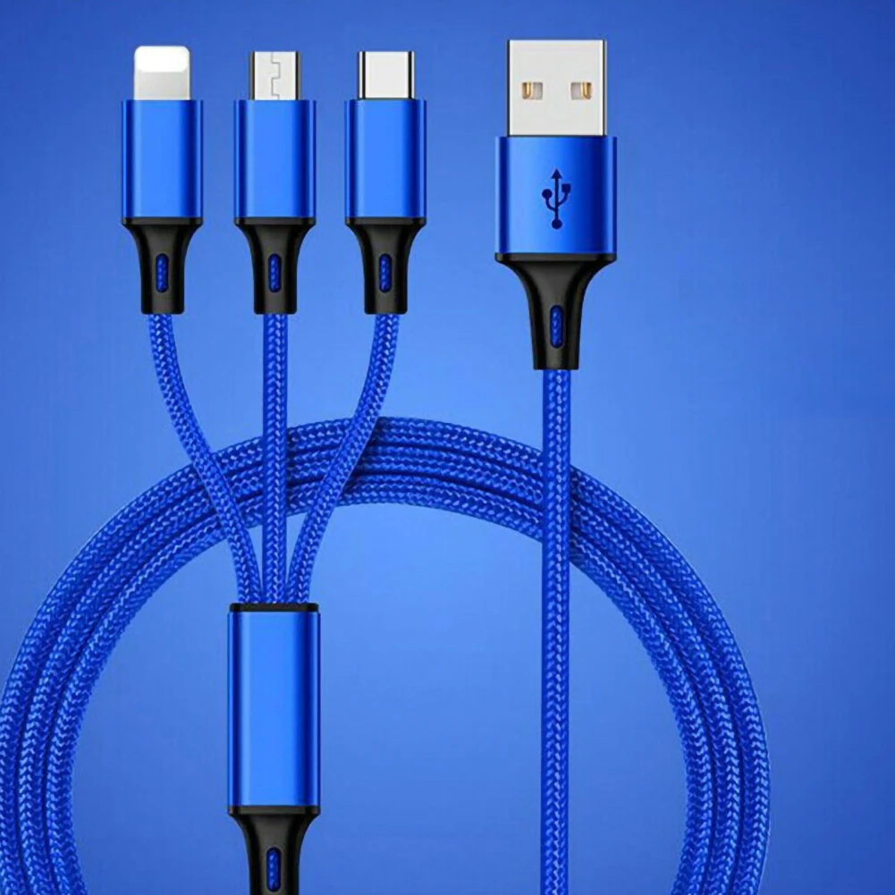 Зарядка через USB линии передачи данных Универсальный 3 в 1 многофункциональная