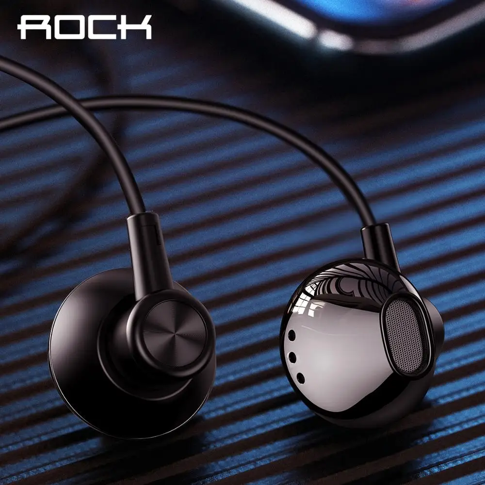 Стерео наушники 3 5 мм Jack semi in ear с микрофоном высококачественная металлическая