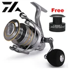 Высококачественная двойная Рыболовная катушка 14 + 1 BB, свободная запасная катушка 5,5: 1, передаточное число, высокоскоростная спиннинговая катушка для карпа, рыболовные катушки