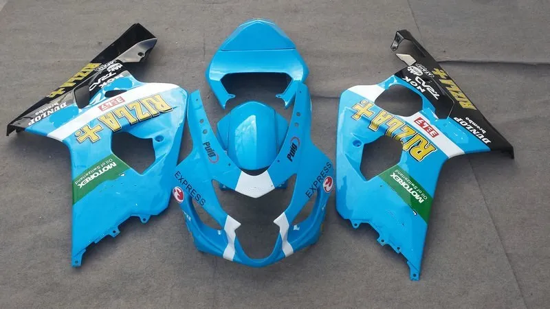 Комплект обтекателей для мотоцикла GSXR600 750 K4 04 05 GSXR 600 GSXR750 2004 2005 ABS синие Обтекатели
