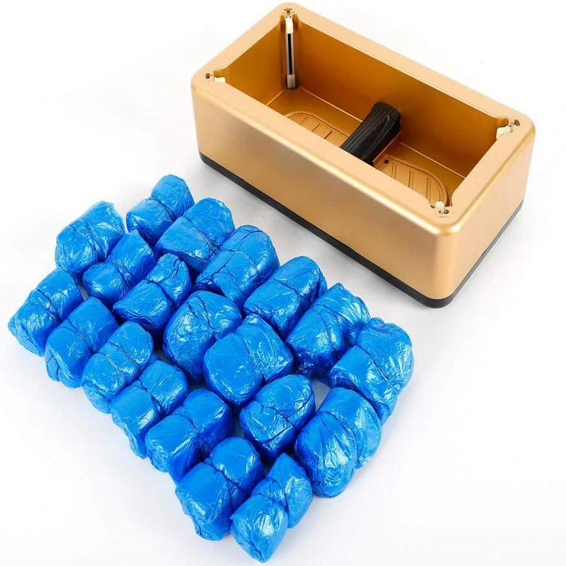 Автоматические одноразовые бахилы противоскользящие водонепроницаемые ботинки