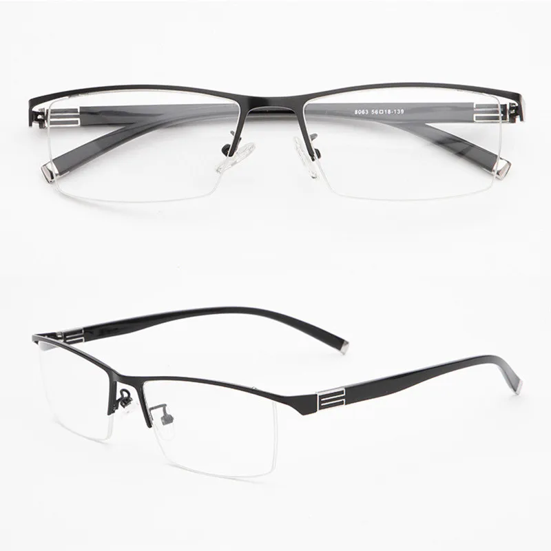 

OEYEYEO новые мужские деловые повседневные оправы для очков женские легсветильник Роскошные модные очки с металлической текстурой британские...