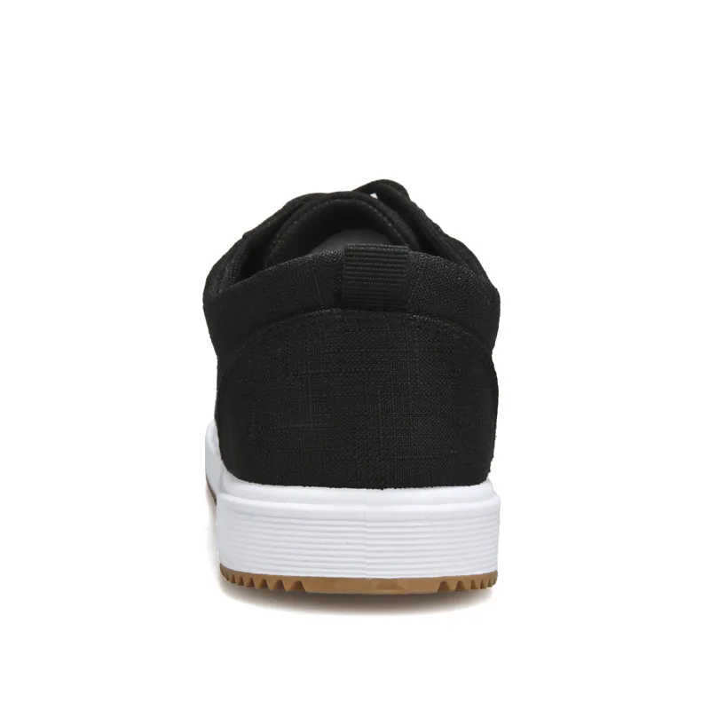 2020 г. Дышащая парусиновая обувь мужская повседневная на шнуровке плоской подошве