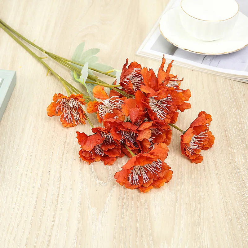 

3pcs Snowy Peony artificial silk peony floral decoration 59cm flowers home office living room creative decoration wedding decor