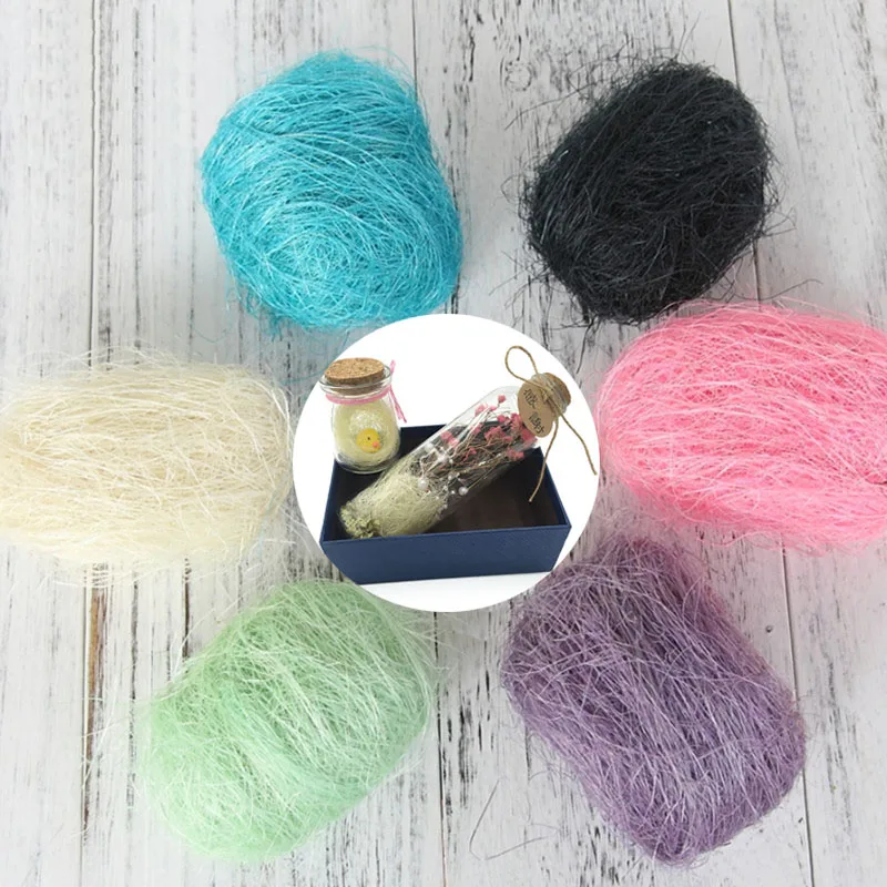 Сизалевая природа 10 г сизаль рустикальная рафия сделай сам цветочный букет