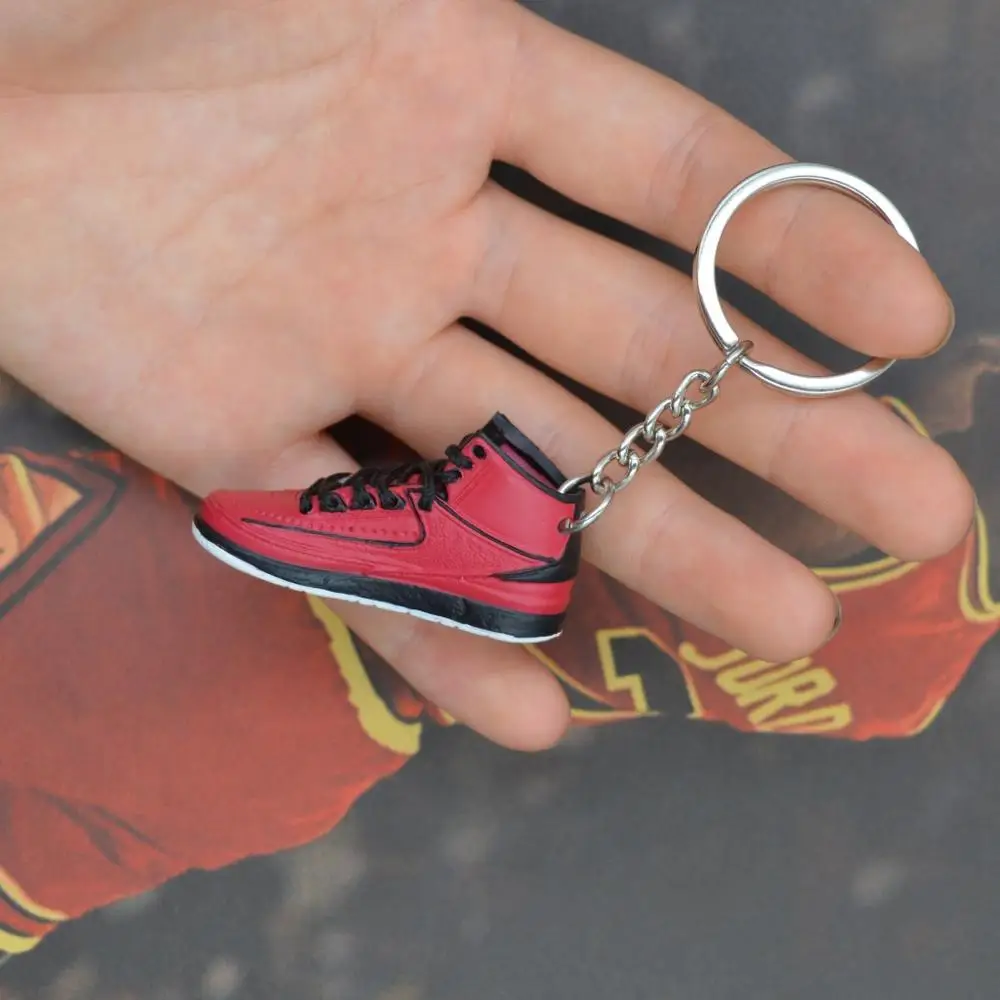 one shoe keychain Дропшиппинг aj1 offwhite Chicago Unc брелок в виде кроссовка Air Jordan 1 3D мини-кроссовки, закрытая спортивная обувь брелок в виде кроссовка s - Цвет: one shoe keychain