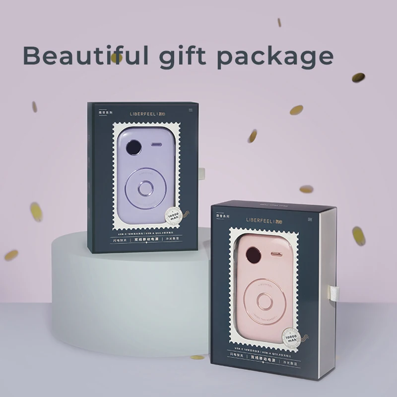 liberfeel power bank 10000mah pd18w qc3 0 quick charge digital display power bank with cable free global shipping