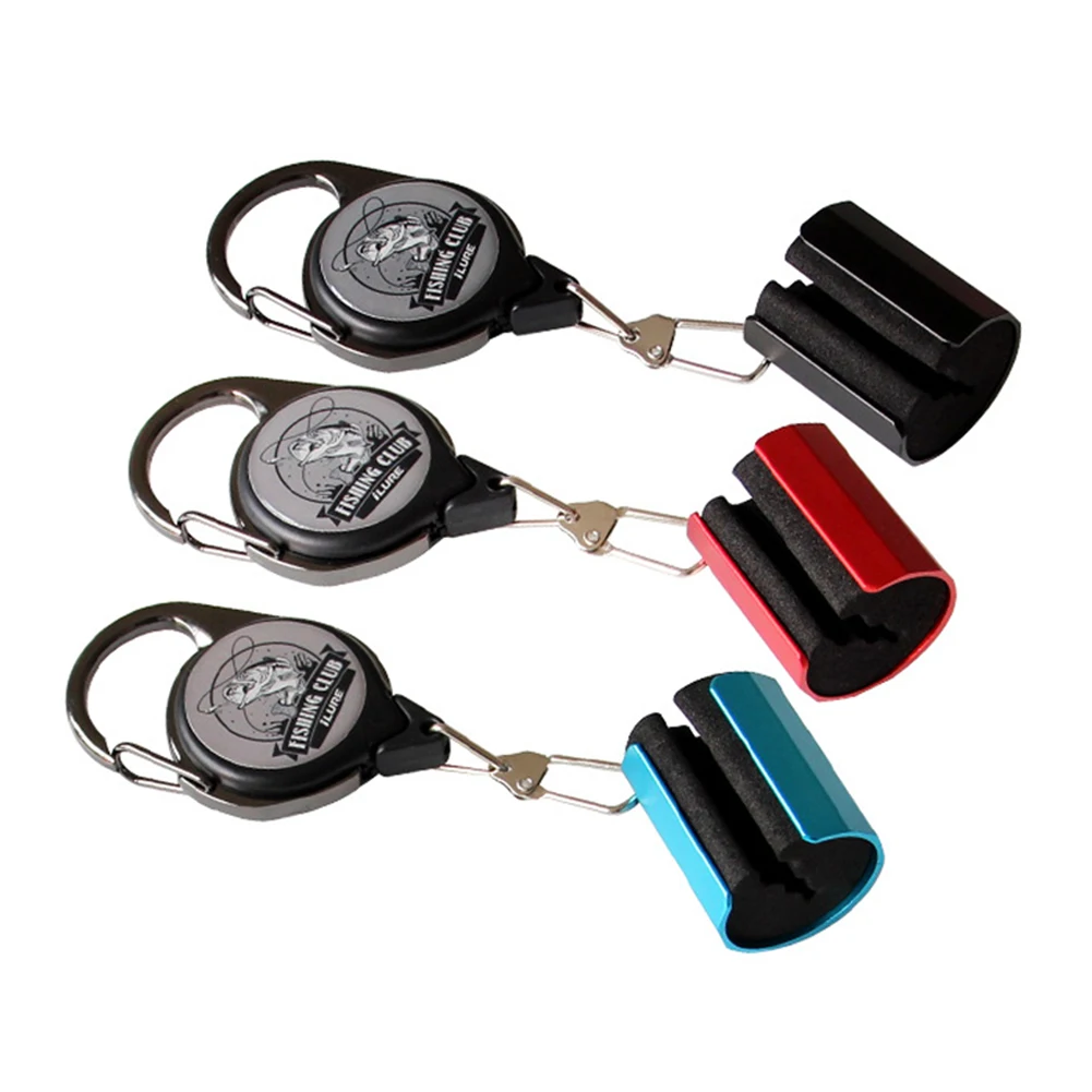 

Portable Fishing Rod Hanging Clamp Device with Telescopic Buckle Wearable Fishing Pole Tying Clip Carrying Holder Fishing Tackle