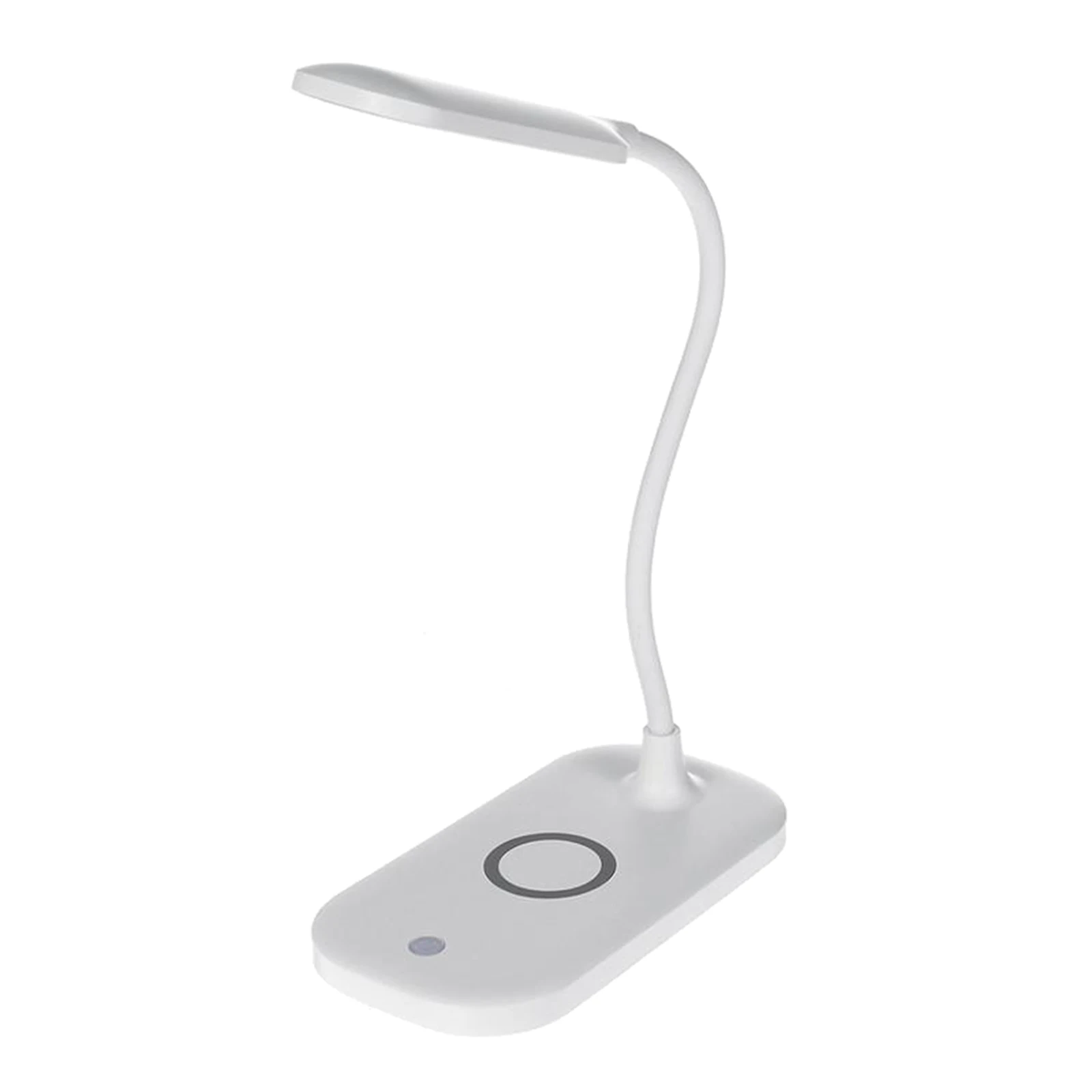 

Wireless Charging Lamp, Table Desk Lamp with 3 Color Led & USB Port, Night Light with Touch Control White