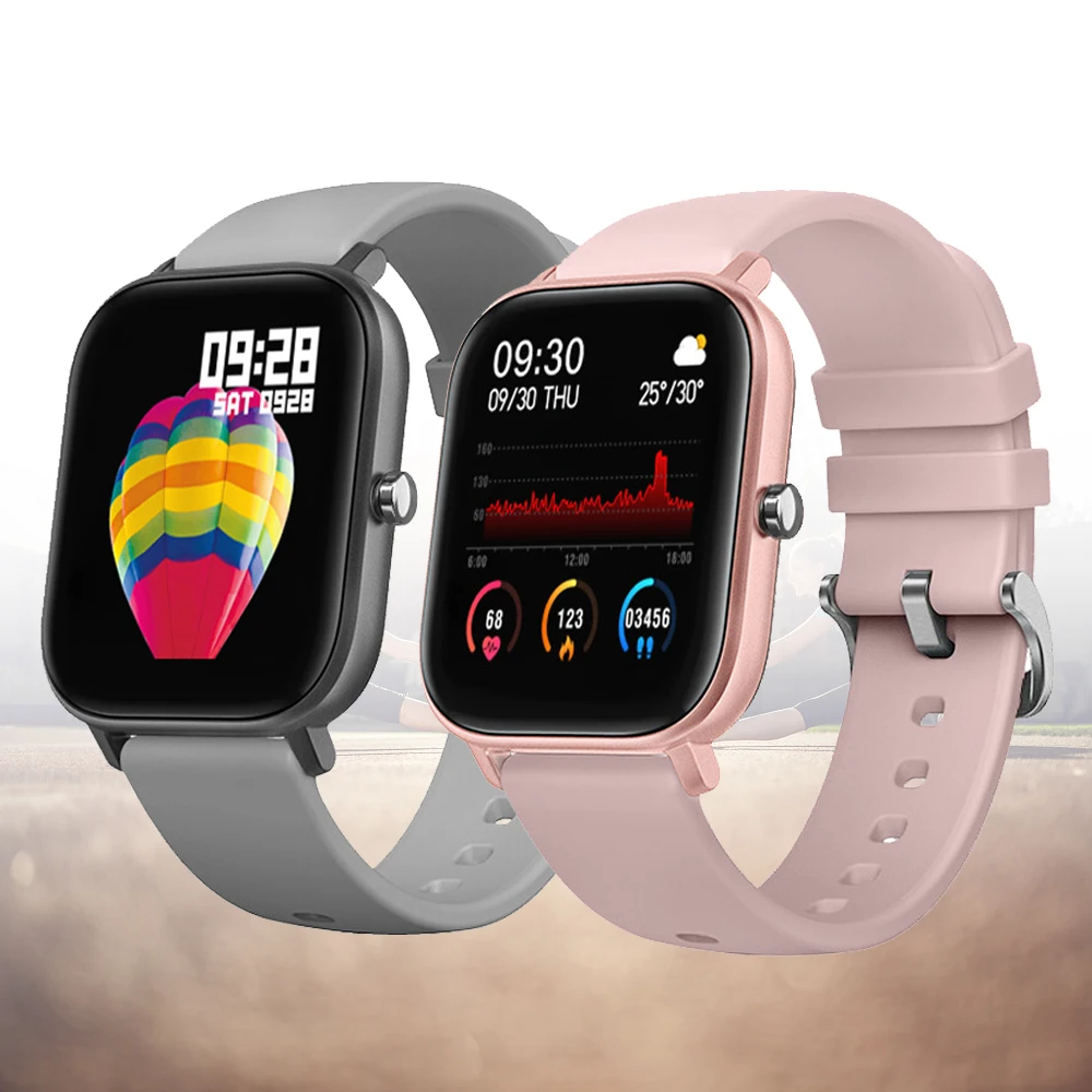 

Men Women 2021 New Fitness Smart Watch Heart Rate 240*240 Full Touch HD Display Screen GTS Band for IPhone Huawei Xiaomi Phone