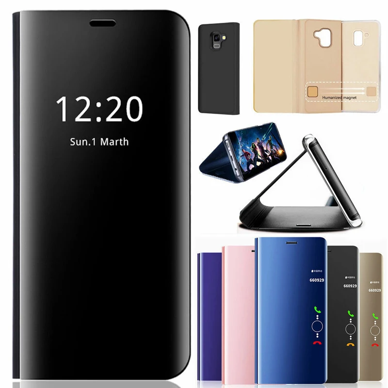 Умный зеркальный флип-чехол для huawei Honor 20 10 Lite Pro 9X8X9 8 8A 8C 8S Play View 10 20 V10 V20 чехол для телефона Coque