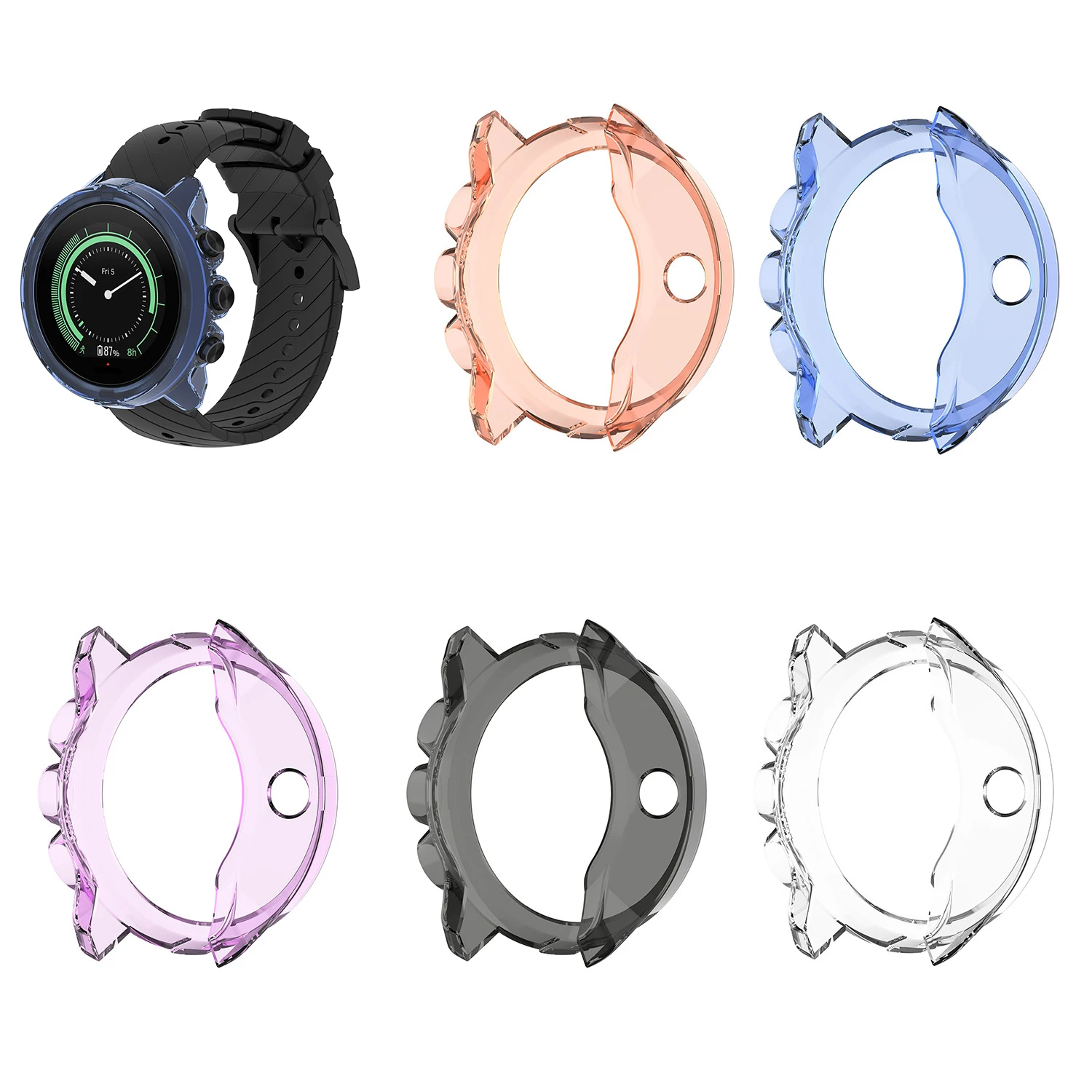 Прозрачный защитный чехол для Suunto 9 сменный мягкий из ТПУ высокого качества baro