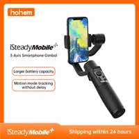 hohem isteady mobile plus phone gimbal with sport mode 3 axis handheld stabilizer for iphone 11 x 8 7 huawei xiaomi