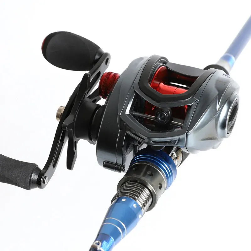 

Низкопрофильная катушка с двойным тормозом, рыболовная катушка с двойной линией и чашкой, 18 подшипников, Рыболовная катушка для заброса при...