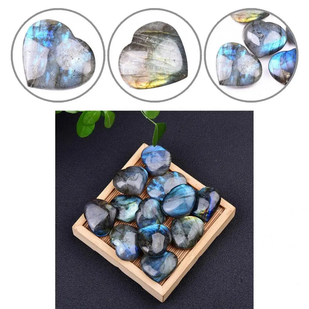 

Cute Convenient Lovely Heart Shape Stone Decor Stone Decorative Stone Exquisite for Home