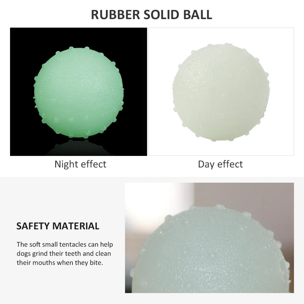 Прочный светящийся резиновый мяч для питомцев игрушки сжималки удаления стресса