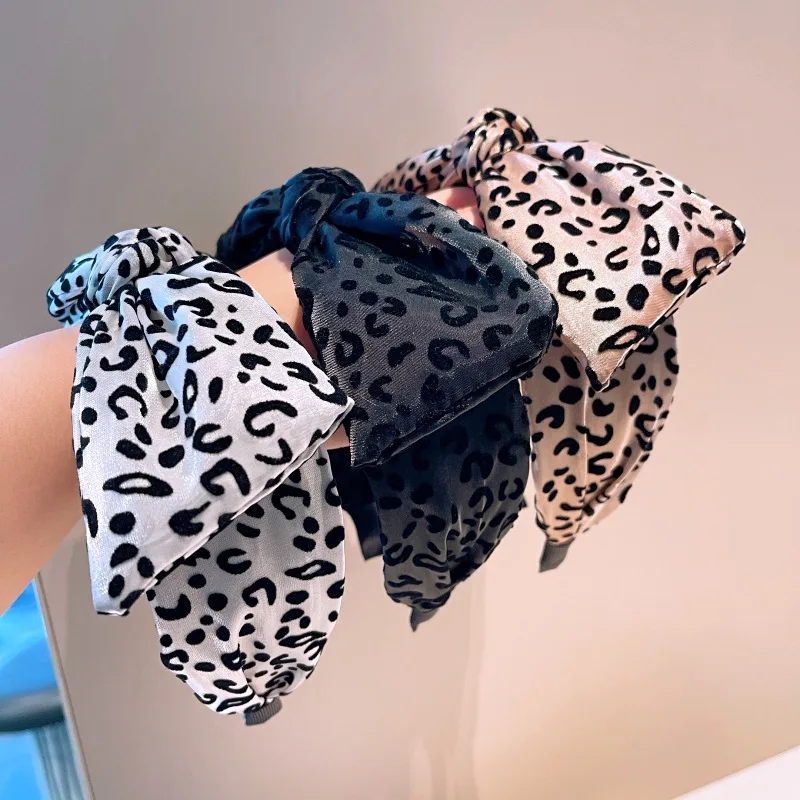 

Обруч для волос с леопардовым принтом в Корейском стиле