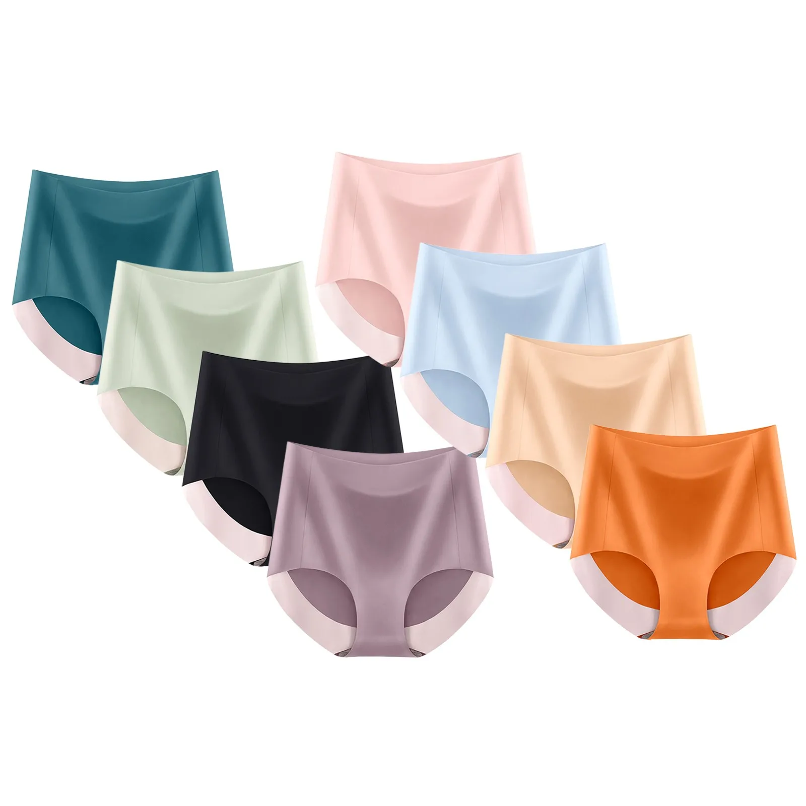 Женское хлопковое нижнее белье с завышенной талией дышащие мягкие женские