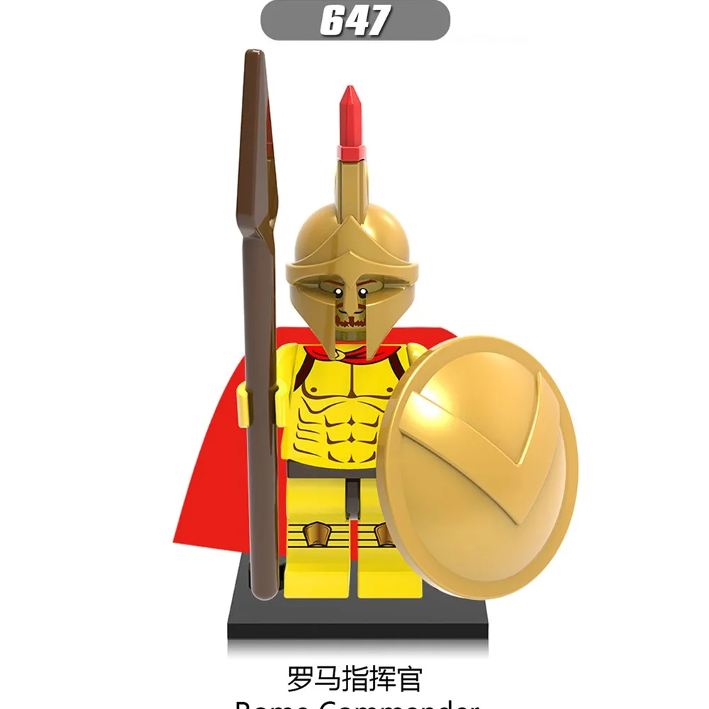 Middle Ages Roman Commander Spartan warriors Elven Hunter Building Blocks Bricks Kids Toy Gifts Compatible with legokess | Игрушки и