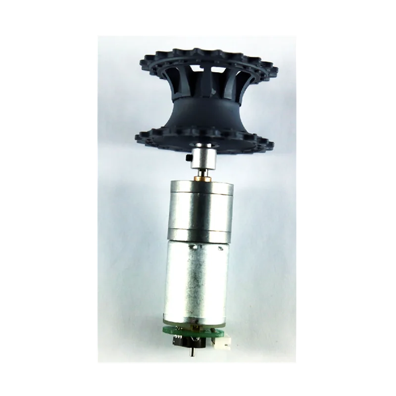 Пониженный Шестеренчатый двигатель постоянного тока с датчиком холла 25 мм 9 В 150