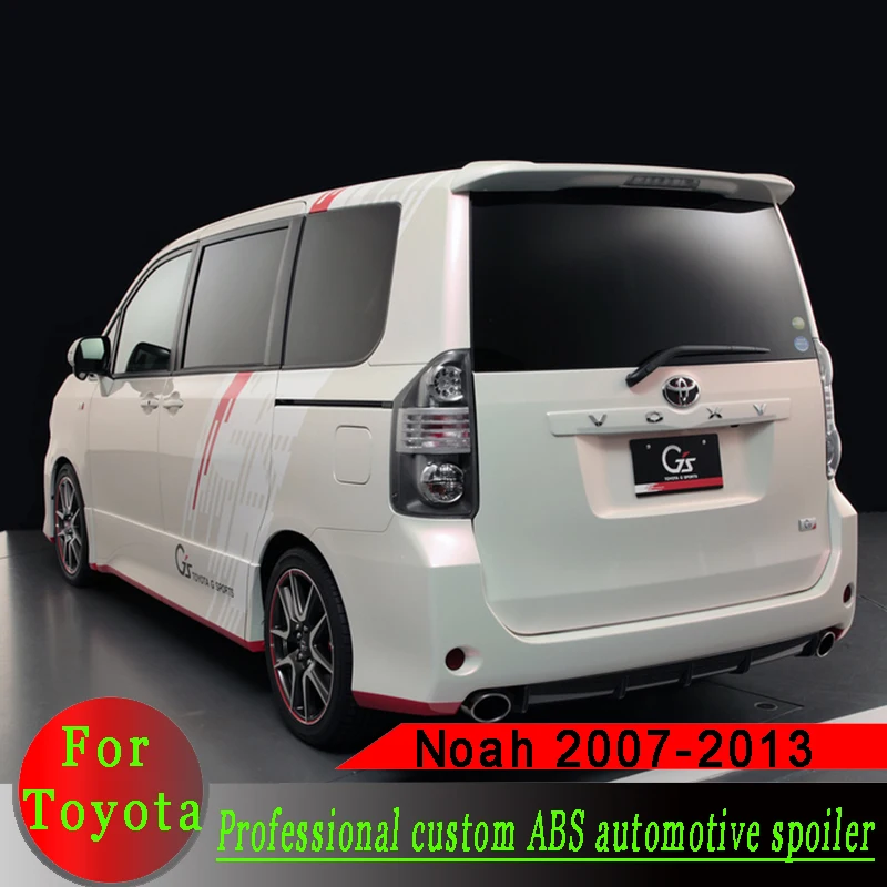 Для Toyota Noah / Voxy 2007 2012 заднее крыло спойлер черного или белого цвета грунтовка