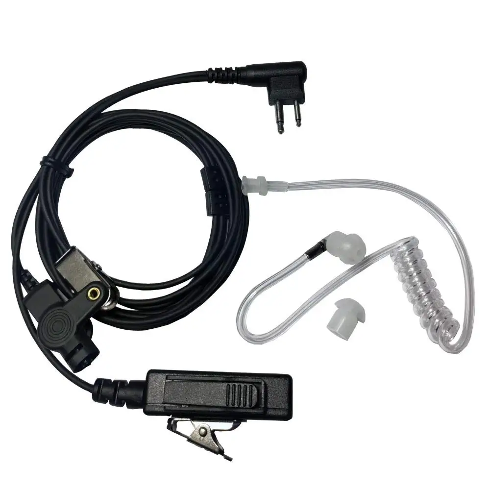 FBI Surveillance Acoustic Air Tube Earpiece Headset for Motorola Walkie Talkie Radio GP3688 GP300 GP308 GP68 CP040 CP100 CP200