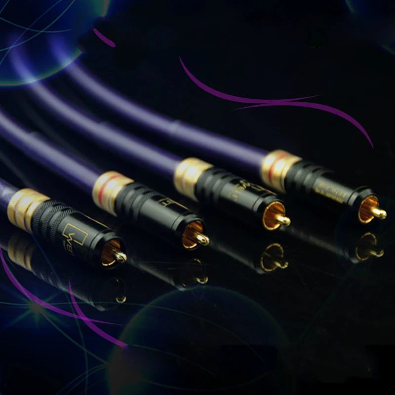 HIFI VAN DEN HUL MC серебристый IT 65G RCA штекер для самостоятельного подключения