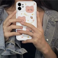 soft cute phone case for iphone 1112 pro max case fashion mobile phone cover for iphone xr xsmax 6 7 8 plus se2020 flower cases