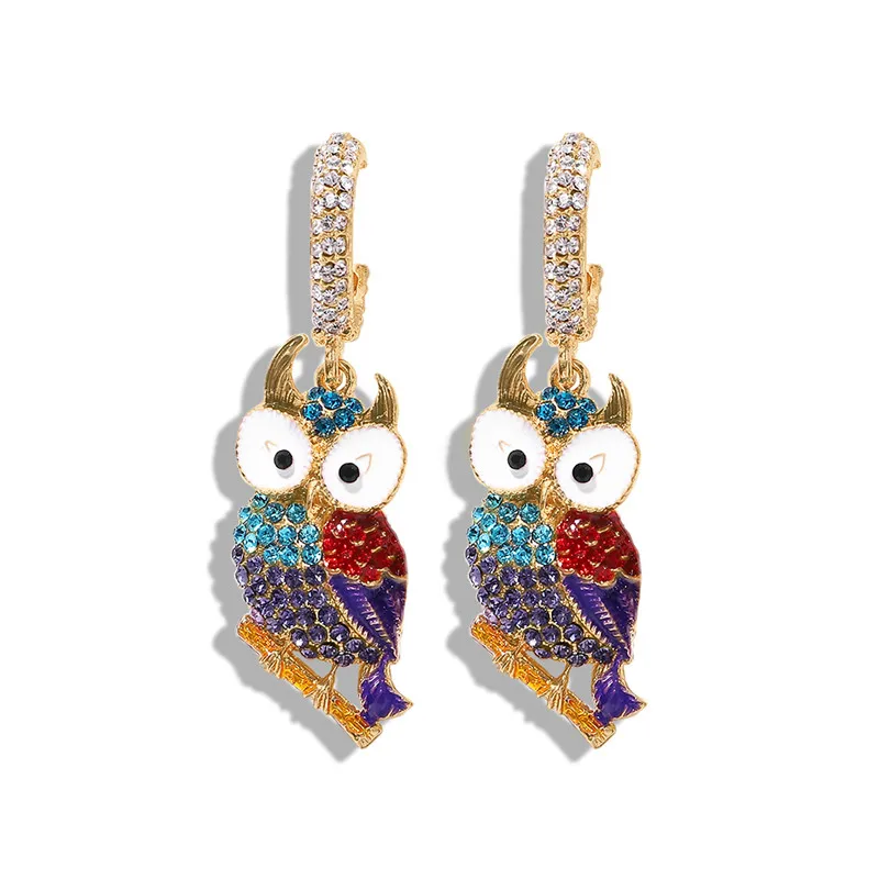 Dvacaman, металлические модные серьги обруча в виде животных, Boho, много цветов, злой глаз/лимонный кристалл, массивные серьги для женщин, подарок, макси ювелирные изделия