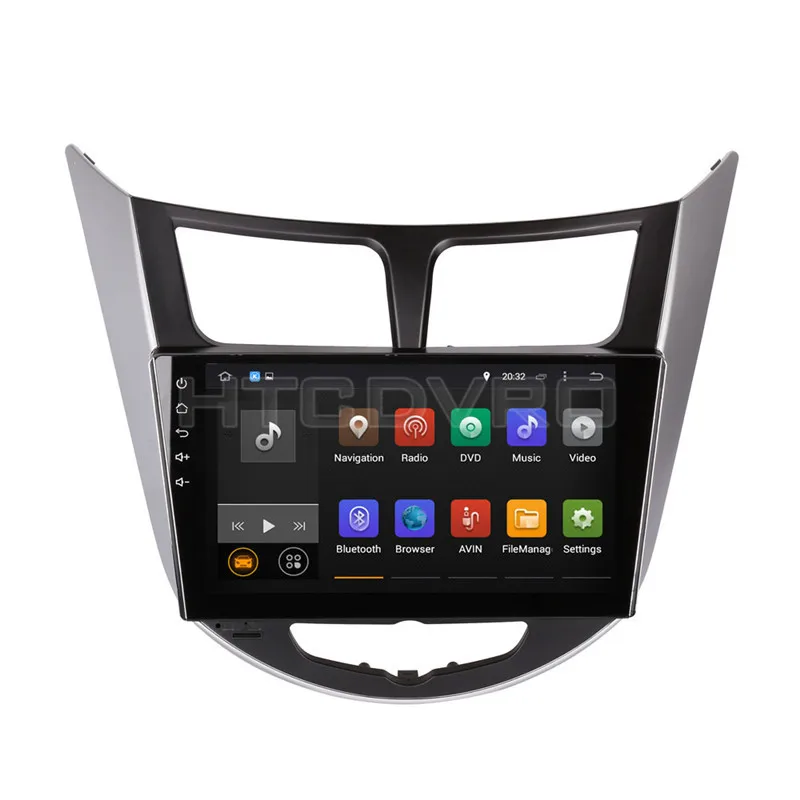 Автомобильный DVD-плеер YMODVHT 9 дюймов Восьмиядерный 4 Гб + 32 ГБ Android 0 для Hyundai