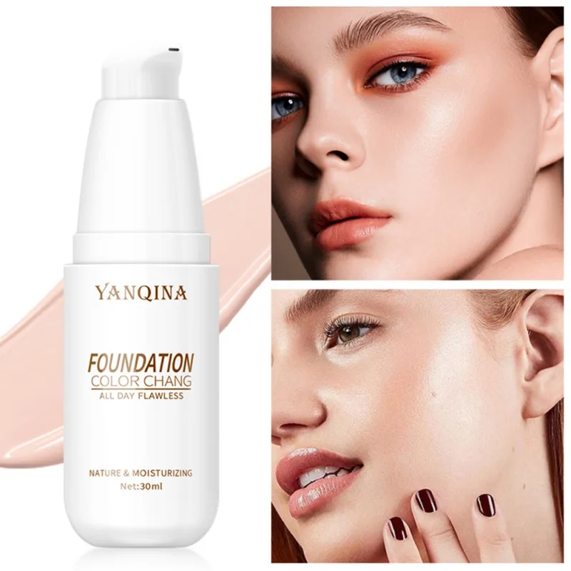 

30ml BB Cream Foundation Cream Skin Hydrating Easy to Wear Tinted Moisturizer Sunscreen & Foundation Makeup