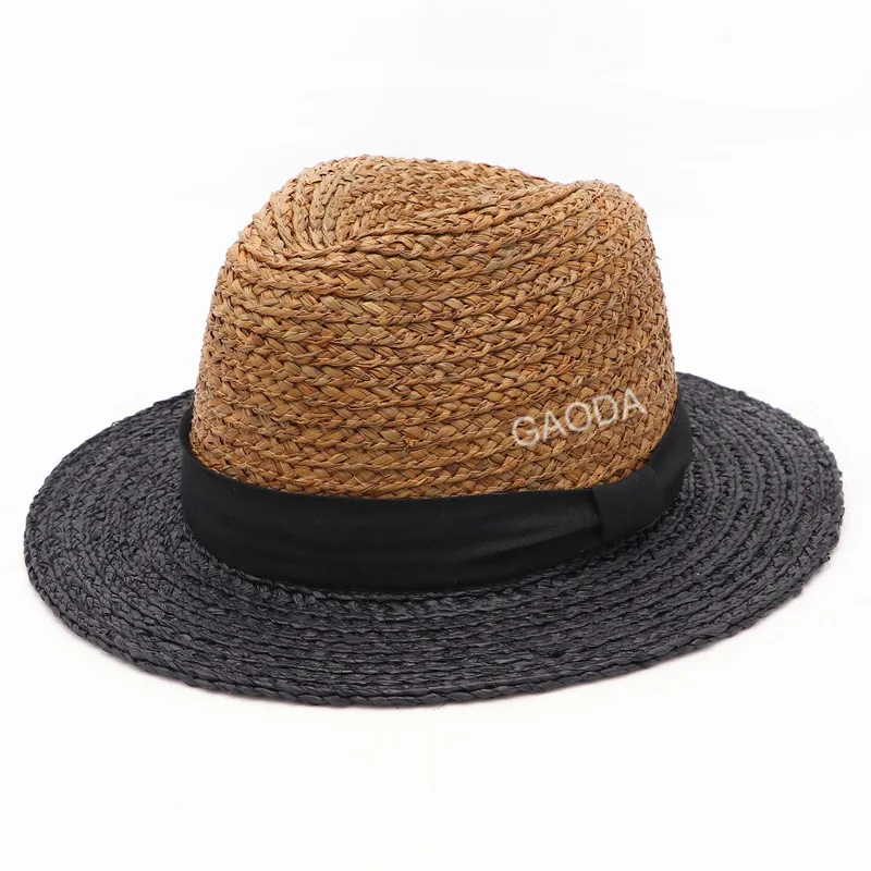 

Large Size Panama Hat Big Bone Men Women Beach Wide Brim Fedora Cap High Quality Plus Size Raffia Straw Hats 57cm 59cm 61cm 63cm