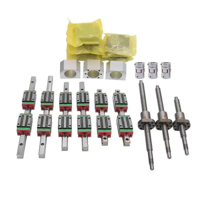 HGR20 квадратные линейные направляющие комплекты+ HGH20CA+ SFU1605 шариковый винт+ BKBF12+ DSG корпус+ муфта+ Z оси слайд линейный этап для ЧПУ