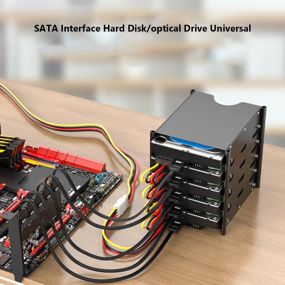 Разветвитель для жесткого диска SATA 3 5/2 5 дюйма 1-5 кабель питания шнур 4-контактный