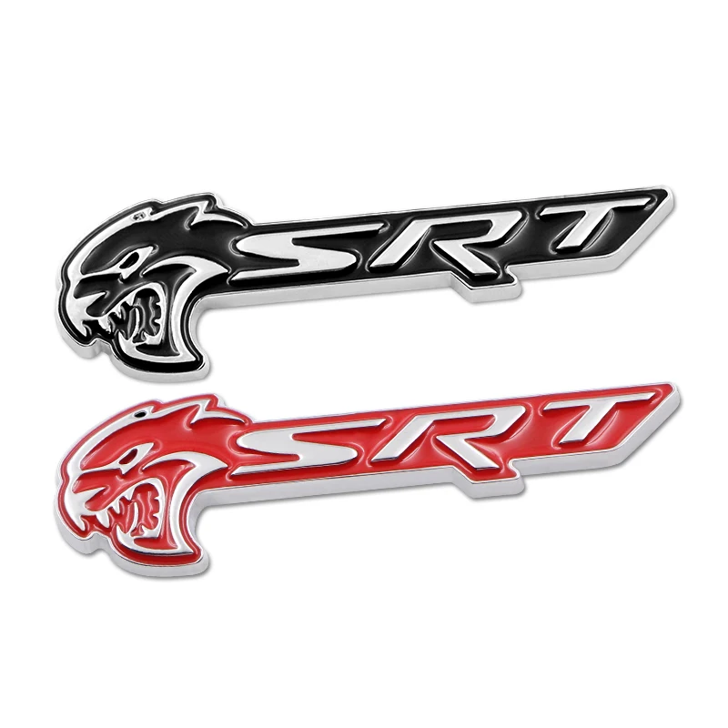 Для Dodge Challeng хром SRT 3D Металлическая Автомобильная боковая эмблема наклейка задний багажник эмблемы Стайлинг автомобиля Наклейка
