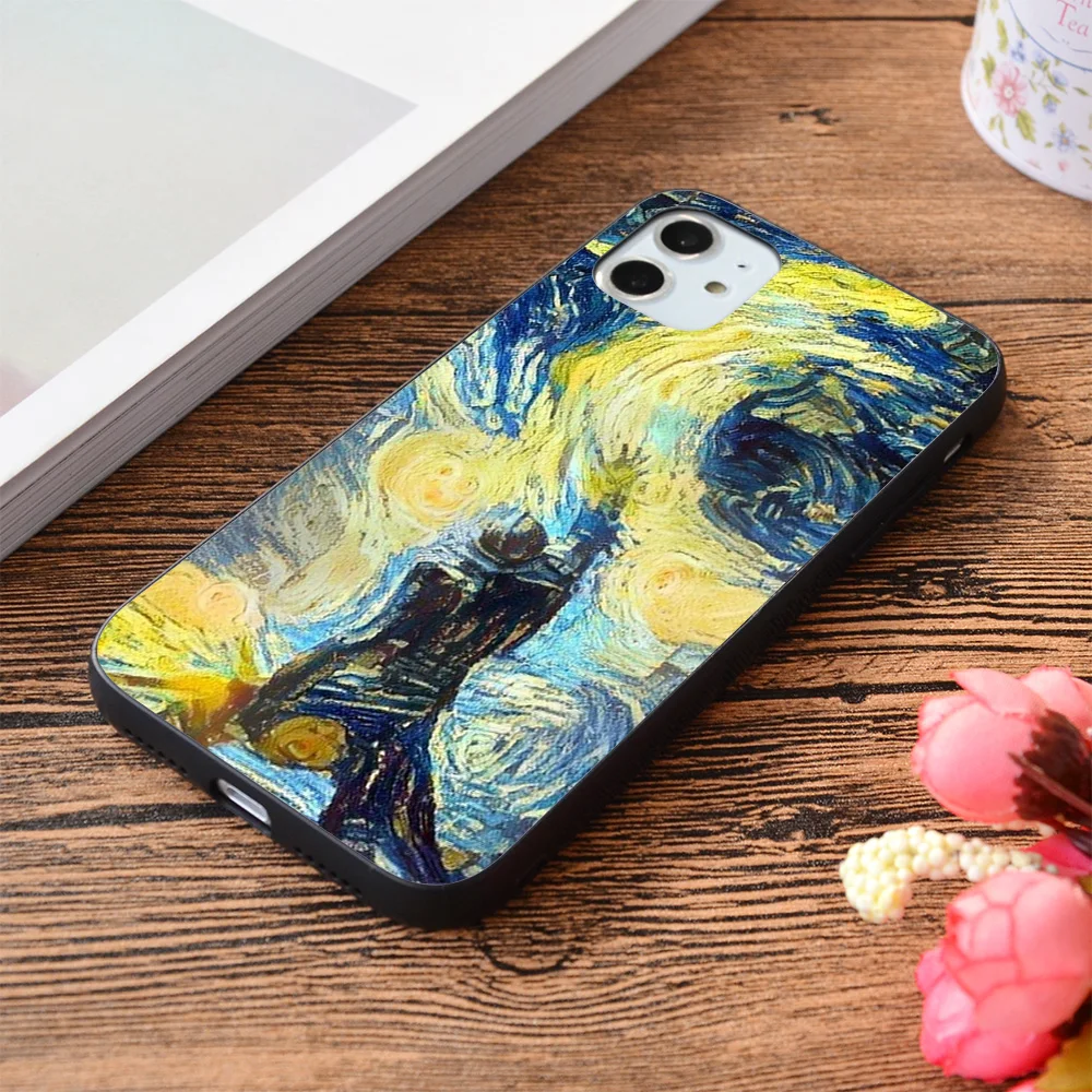 

For iPhone Dragon Age Inquisition Starry Night Soft TPU border Apple iPhone Case