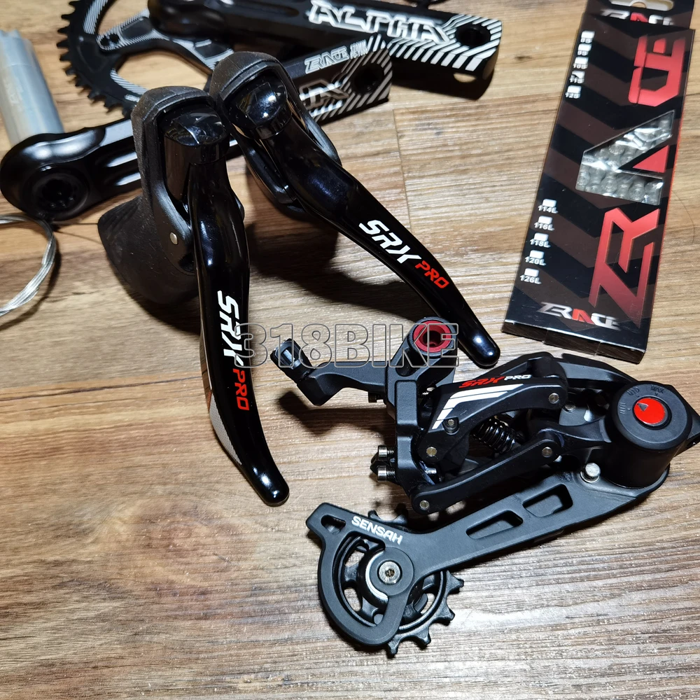 SENSAH SRX PRO 1x1 1 скорость 11 s Road Groupset R/L переключатель передач + задние переключатели