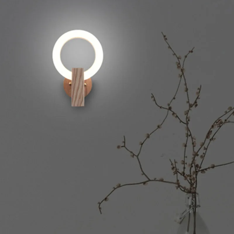 Аппликация светодиодный настенный светильник круг лампе Murale Современный Apliques De