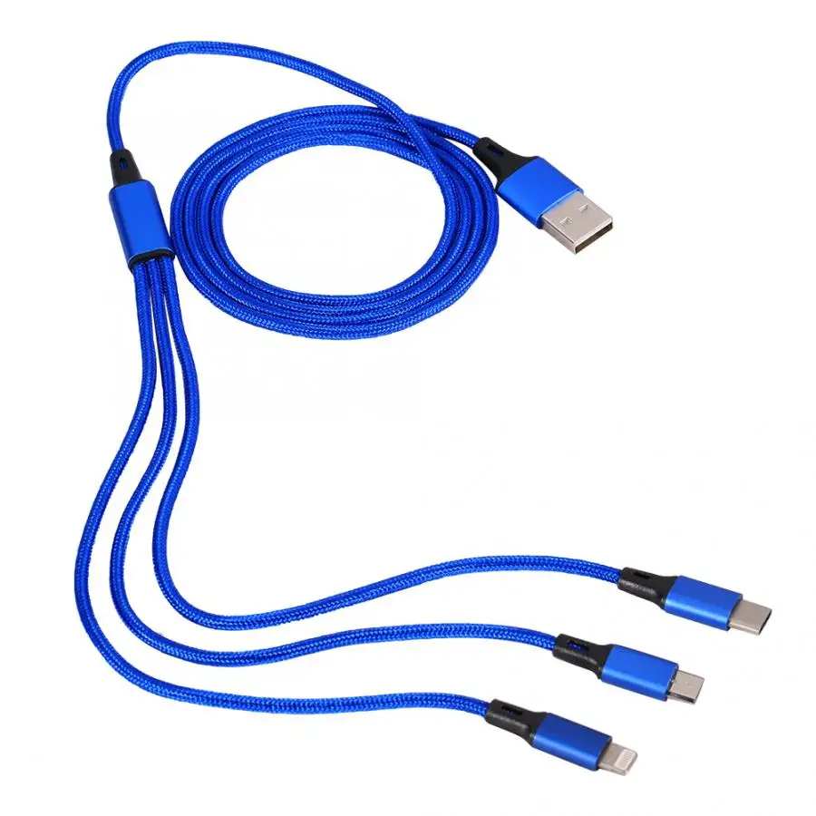 1 2 м телефонный кабель 3 в для быстрой зарядки передачи данных iPhone 11 8 Pin Micro USB или